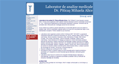 Desktop Screenshot of lab-med.ro