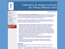 Tablet Screenshot of lab-med.ro