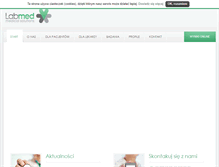 Tablet Screenshot of lab-med.pl